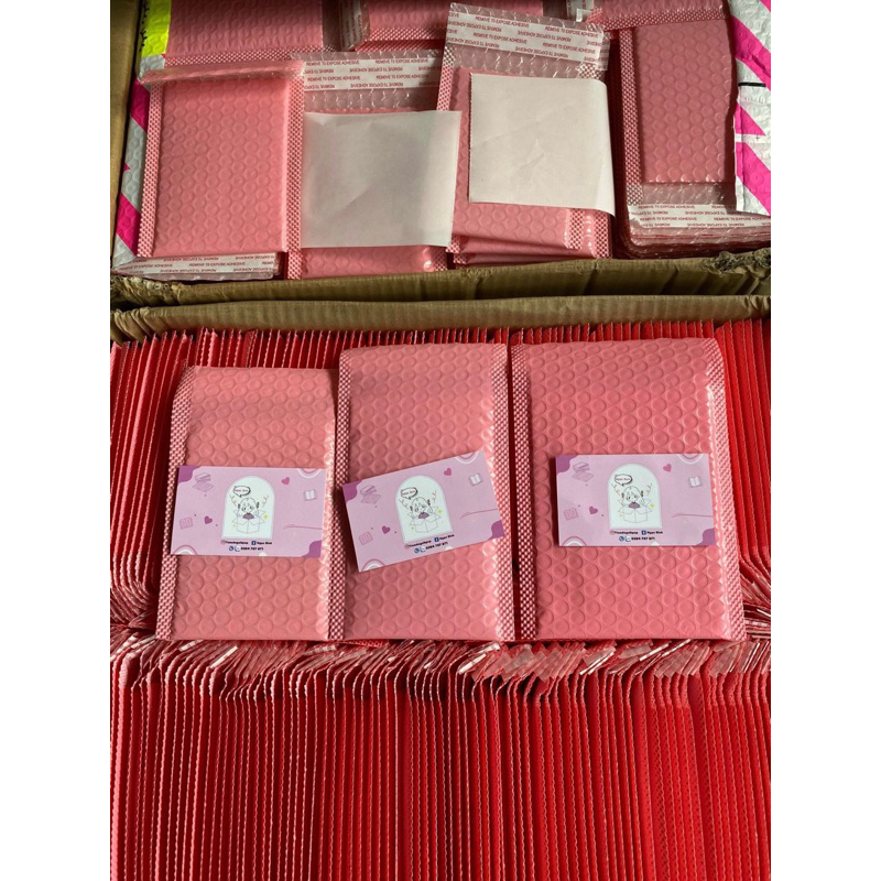 Combo 50 túi chống sốc màu hồng xinh xẻo hàng loại 1 siêu chất lượng