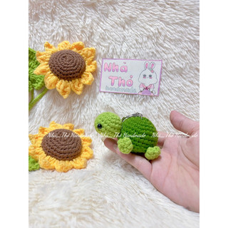 [ Handmade ] Móc khoá len con rùa