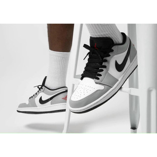 Giày thể thao nam nữ sneaker JD xám vệt đen cổ thấp full size 36-44