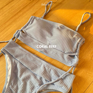 Bikini 2 mảnh lưng cao đan dây (Coral Reef)