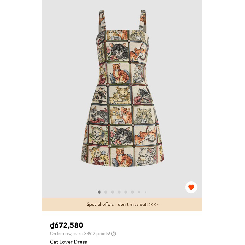 Cat Lover Dress - Cider