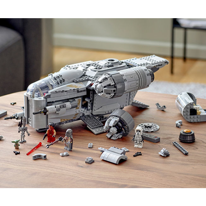 ▽ Tương thích với LEGO Star Wars The Mandalorian Razor Crown Tàu vũ trụ Razor Building Blocks Đồ chơi xếp hình