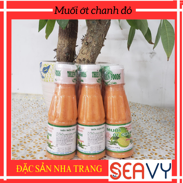 Muối ớt chanh đỏ chấm hải sản Nha Trang chua chua ngọt ngọt chấm với mọi loại đồ ăn 130g -Seavy