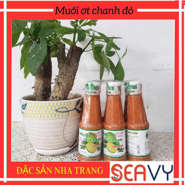 Muối ớt chanh đỏ chấm hải sản Nha Trang chua chua ngọt ngọt chấm với mọi loại đồ ăn 130g -Seavy