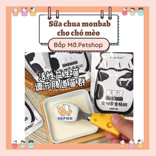 Sữa chua tiêu hoá cho chó mèo monbab gói 50g