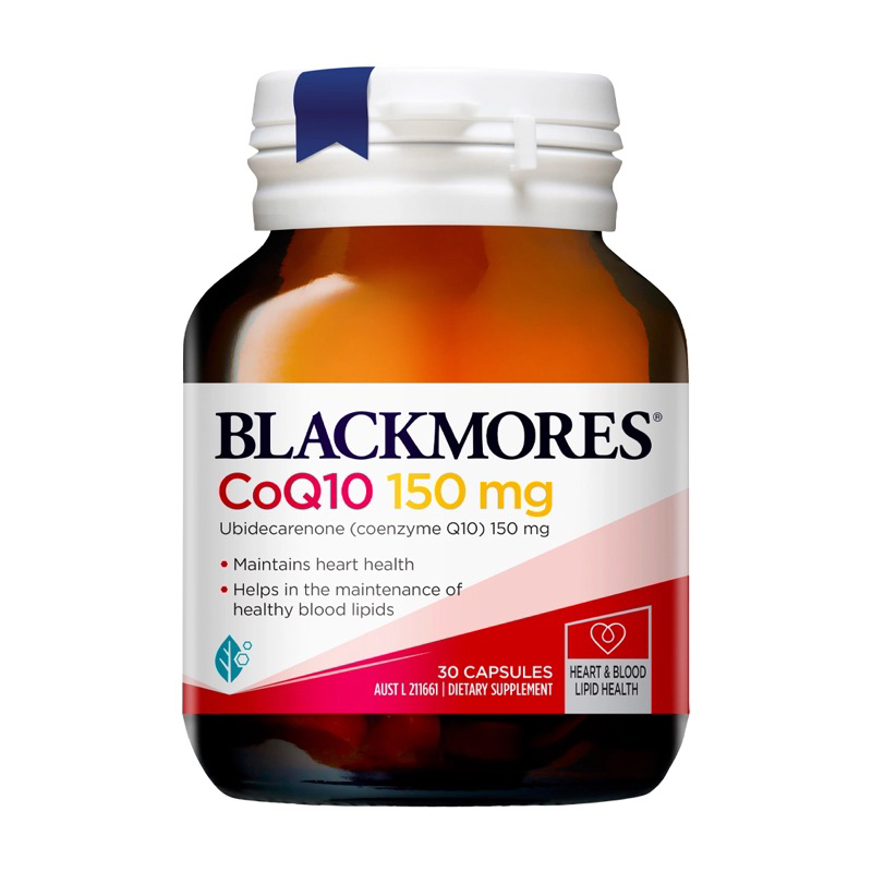 Viên uống bổ tim CoQ10 Blackmores 150mg 30v - Hỗ trợ tim mạch và điều hòa huyết áp