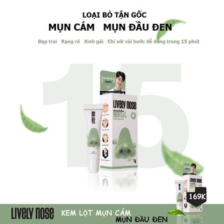 [Freeship - giảm giá]  GEL LỘT MỤN CÁM , ĐẦU ĐEN NAKIZ LIVELY NOSE CHÍNH HÃNG THÁI LAN