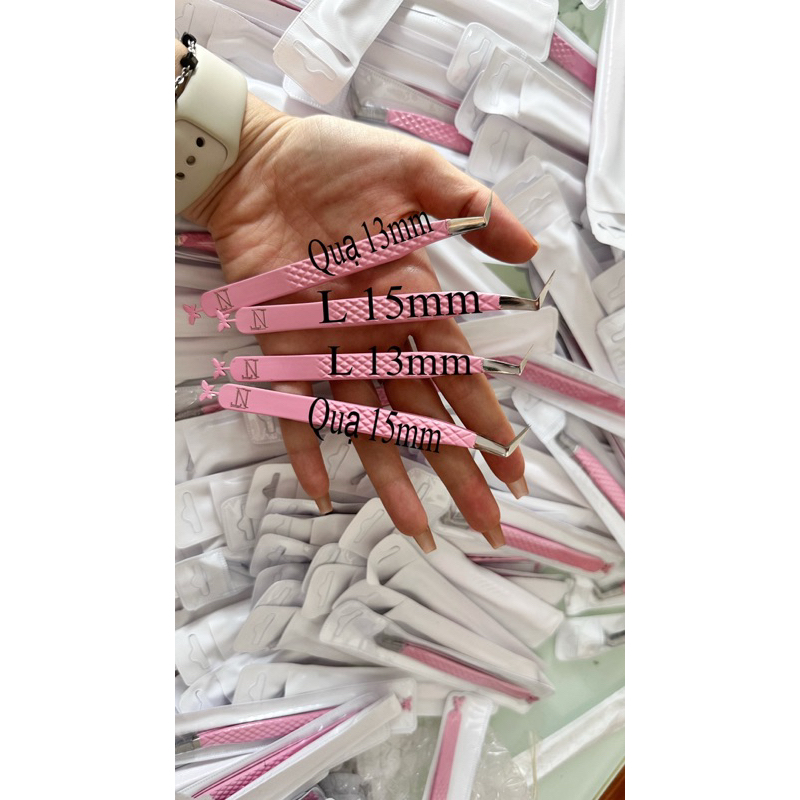 Nhíp Volume Mega Hồng Pastel