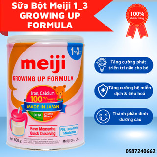 Sữa bột meiji 1_3 growing up formula 800g