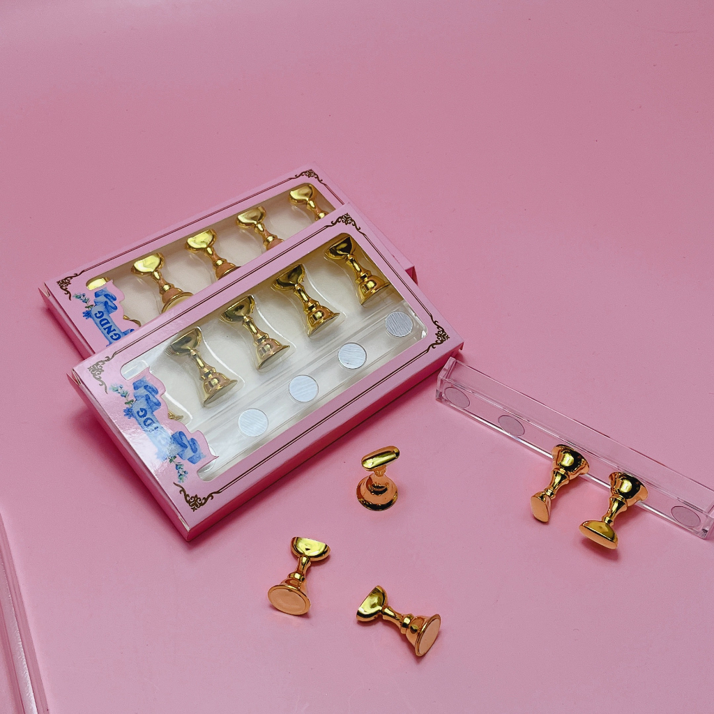 Đế Móng Mẫu - Chân Đế Gắn Móng Úp Nail Box Làm Móng Mẫu Nam Châm