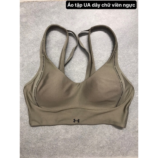 Áo tập UA dây chữ viền ngực