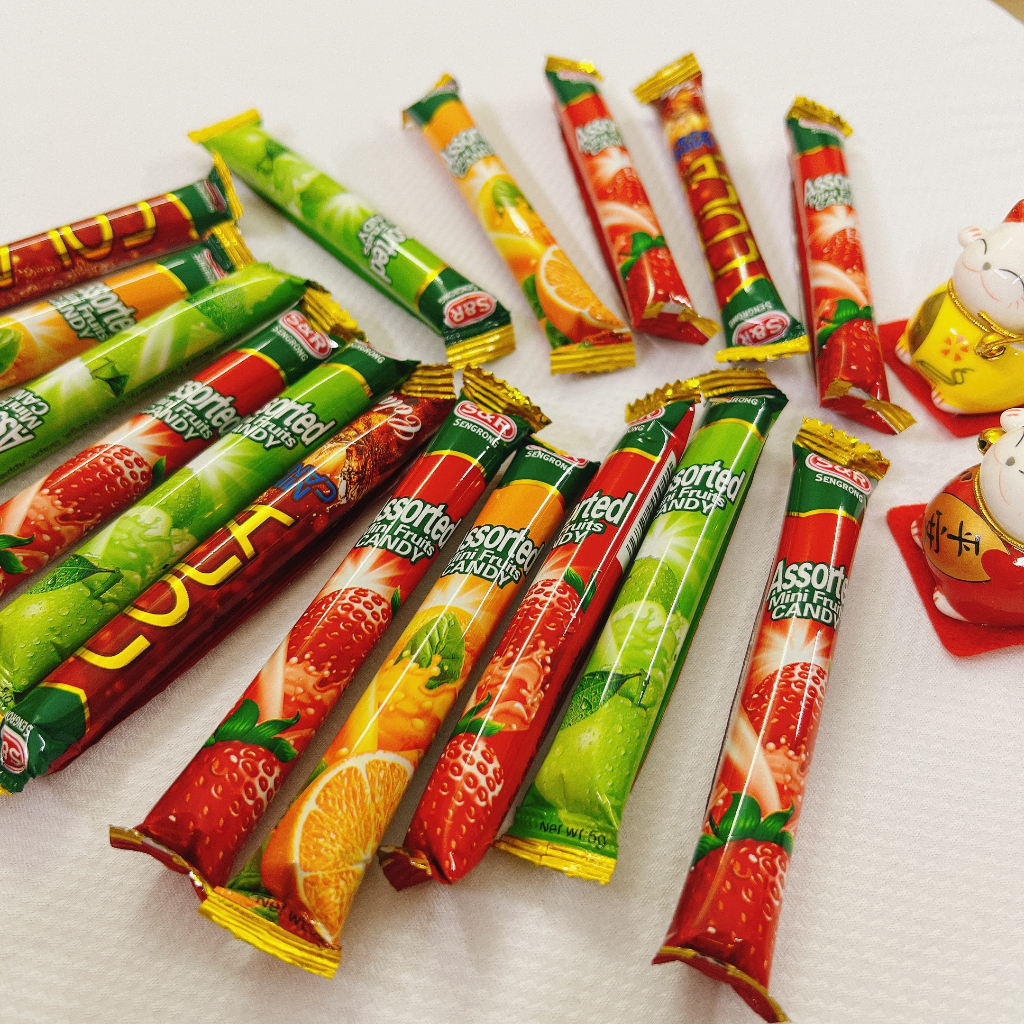 10 gói kẹo C viên lạnh mini candy hương hỗn hợp tuổi thơ