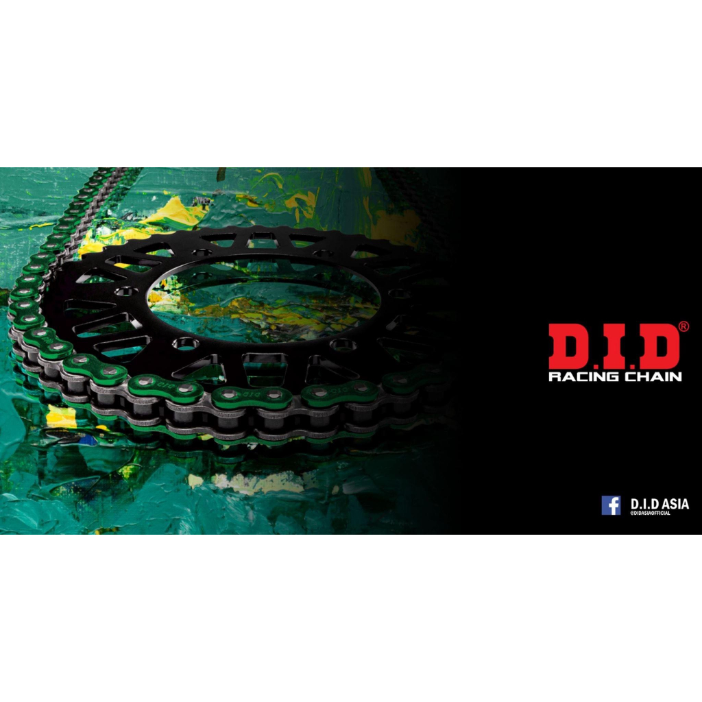 B2  Sên nhông dĩa DID Exciter135 - 2011 Xe 5 số Sên Xanh Lá HDS 10 ly Thái Lan 100%