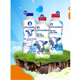 Combo 10 bình [ Sữa chua uống Lothamilk thanh trùng 880ml ]