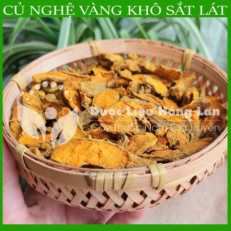 CỦ NGHỆ VÀNG khô đóng gói 500g - congtyduoclieuhonglan