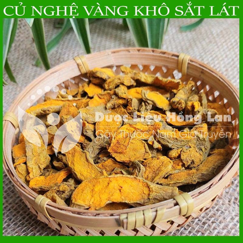 CỦ NGHỆ VÀNG khô đóng gói 500g - congtyduoclieuhonglan