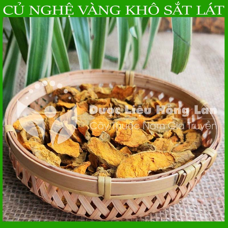 CỦ NGHỆ VÀNG khô đóng gói 500g - congtyduoclieuhonglan