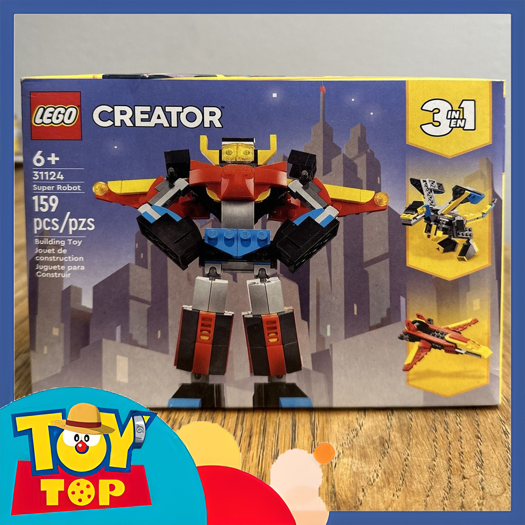 Đồ chơi lắp ráp creator siêu robot 3 in 1 xếp hình Lego 31124