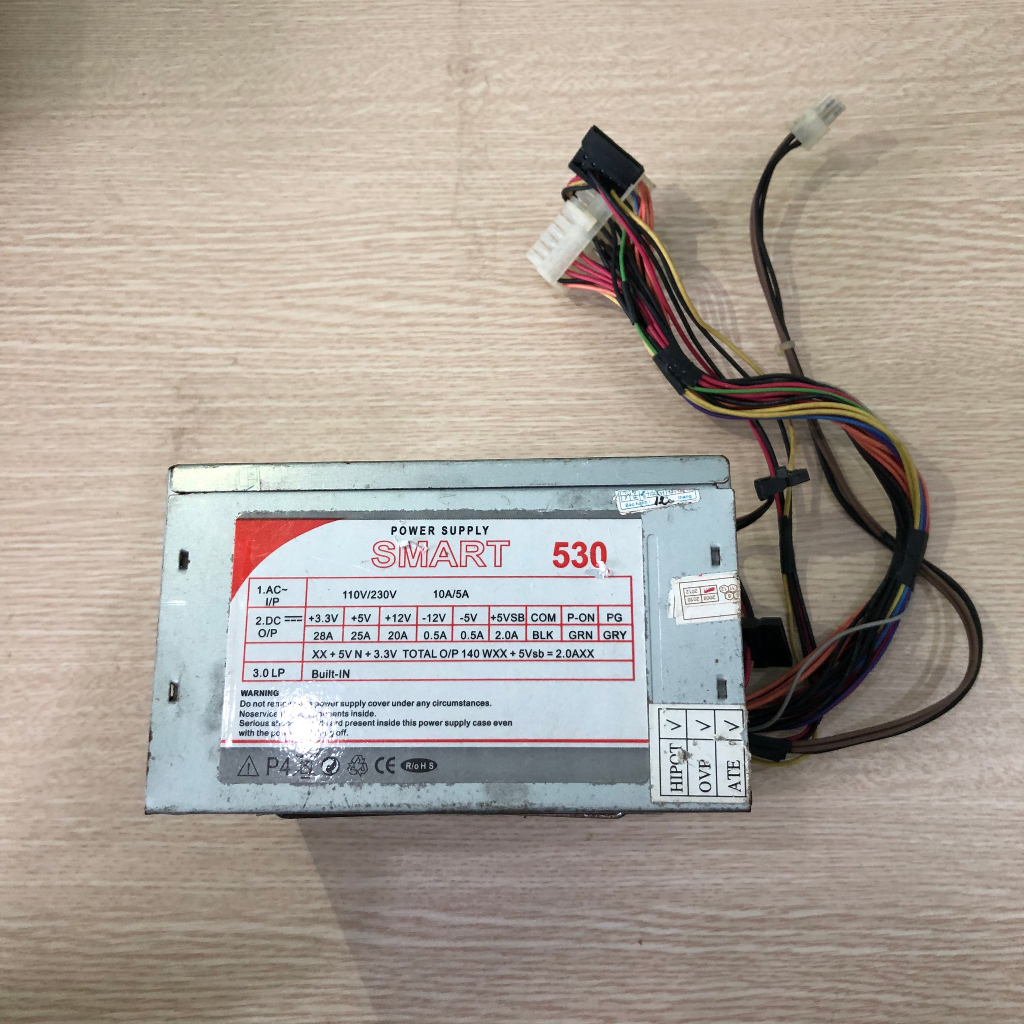 Nguồn máy tính SMART 530 - nguồn cỏ dùng cho máy tính văn phòng
