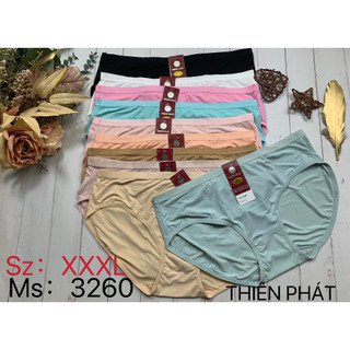 10 quần lót nữ, quần lót thun lạnh fom lớn, big size 3260# 3xl