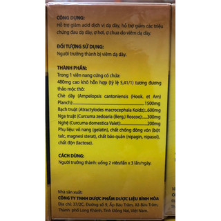 Dạ dày HT (hộp 60 viên nang)