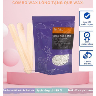 100G Sáp wax lông nóng triệt siêu bám 1 lần hết sạch lông, triệt lông nách, bikini, râu, ria mép