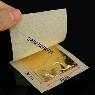 Combo 1O miếng vàng lá kích thước 8*8cm