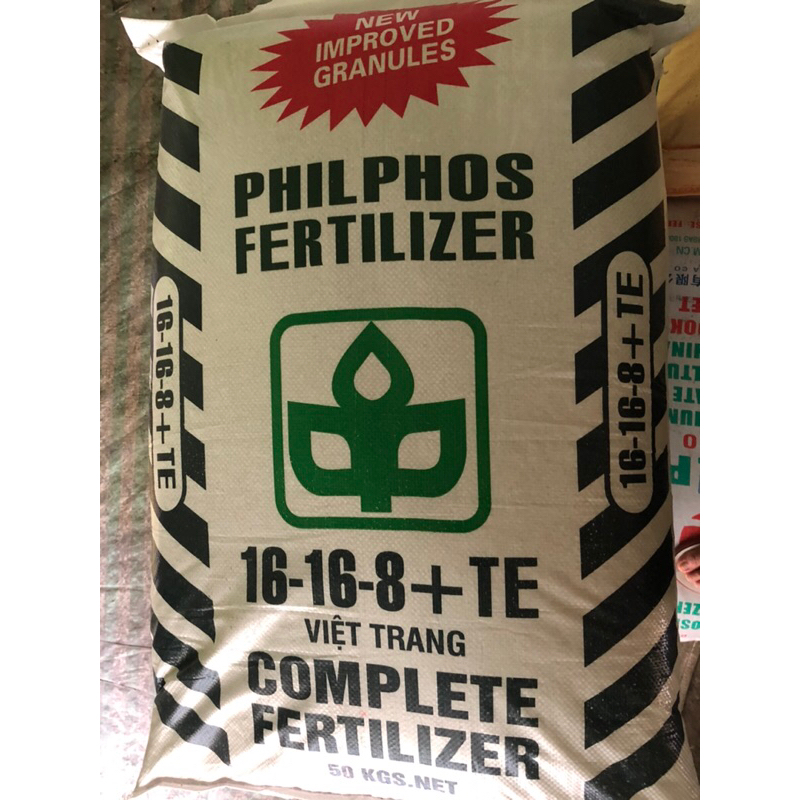 NPK 16-16-8+TE hạt trắng