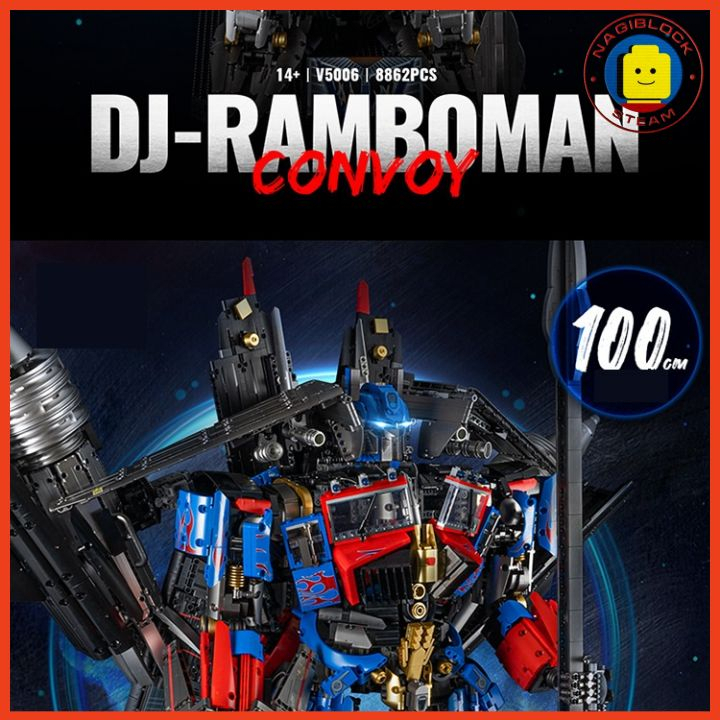 Mô hình lắp ráp robot DJ-RAMBOMAN KBOX V5006 cao 100cm