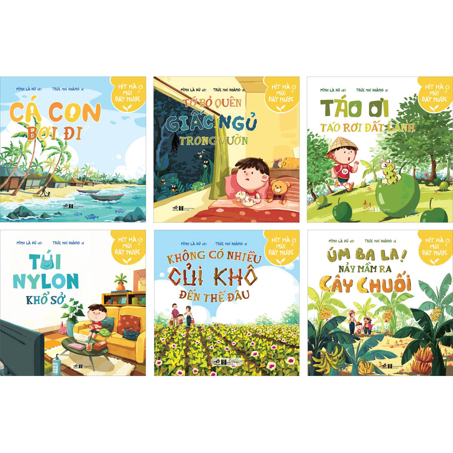 Sách - Bộ Hít hà mùi đất nước - 6 cuốn lẻ