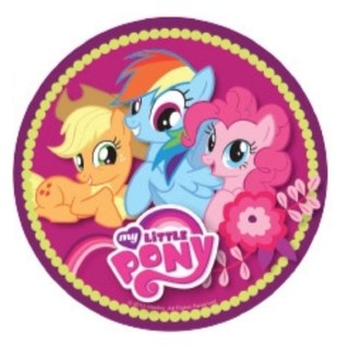 Hình ủi nhiệt, in áo. hoạt hình ngựa pony 02 cho bé gái
