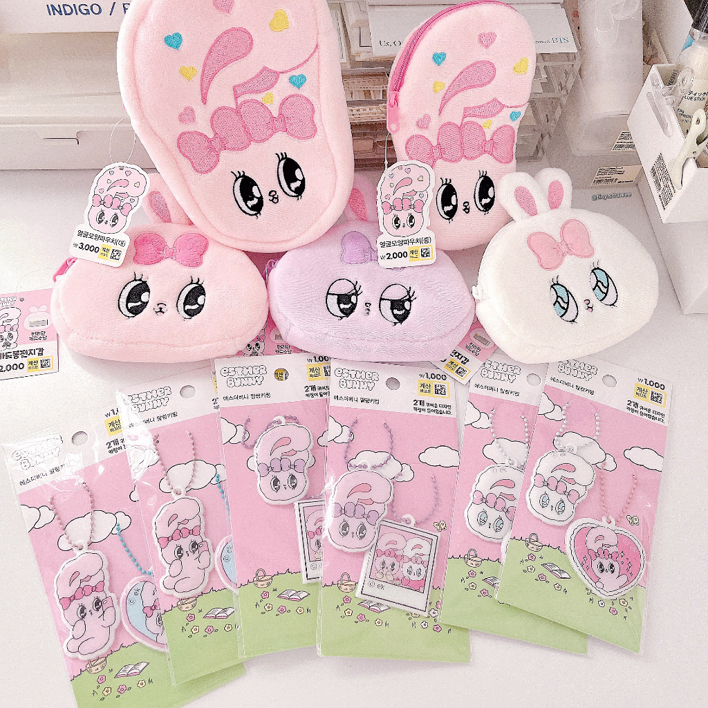Móc khoá Daiso Hàn | Tiny Strawee