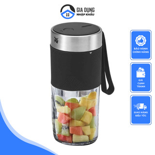 Máy xay sinh tố mini wmf mix on the go, máy xay sinh tố cầm tay, chạy pin, bình 300ml, nhập đức, bh 12 tháng