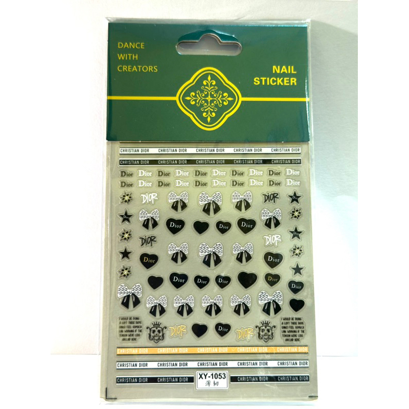 Sticker lụa 5D thương hiệu cao cấp mẫu mới dán móng nail