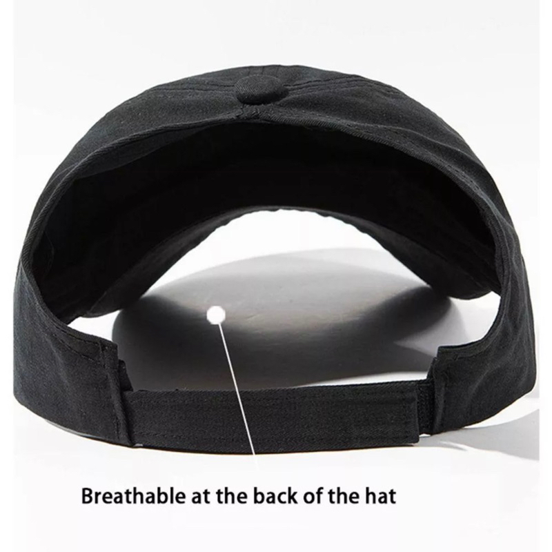 Nón Lưỡi Trai Cotton Hở Chóp Thời Trang Hàn Quốc Dành Cho Nữ thêu chữ DYJ