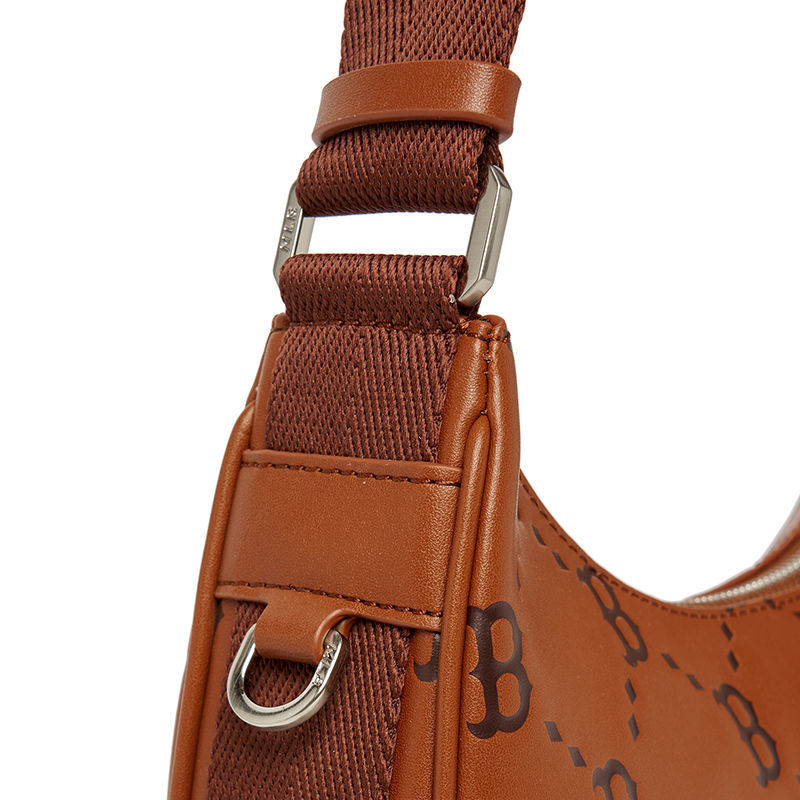 TÚI MLB DIA MONOGRAM PU EMBO L-HOBO BOSTON RED SOX