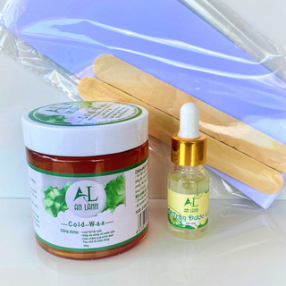 Combo Wax Lông An Lành Và Mỡ Trăn An Lành 10ML ( Tặng 50 Tờ Giấy Và Que Wax ).