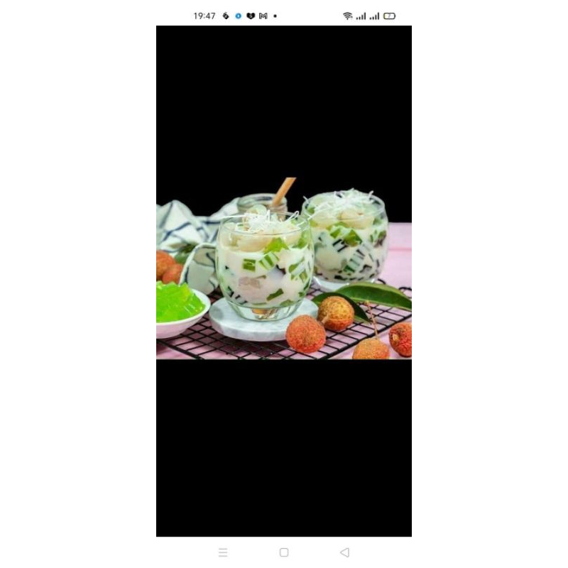 Thạch sắn dây sợi nấu chè trà sữa 500g