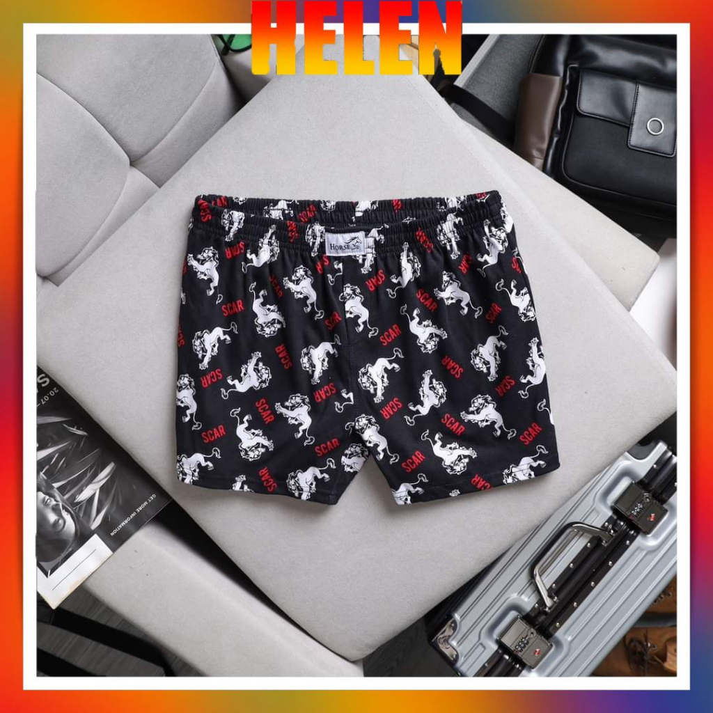 Quần Đùi Nam Nữ Thun Cotton Đập Tan Nóng Bức Mặc Nhà, Quần Đùi Mặc Làm Quần Ngủ Có Bigsize - HELEN SHOP