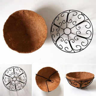 Combo 10 chậu hoa Xơ dừa 30cm