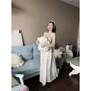 Đầm Thô hoa nhí MAXI - Khosibohome