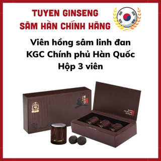 Viên hồng sâm linh đan hộp 3 viên x 3.75g KGC Chính phủ Hàn Quốc Tuyenkorea
