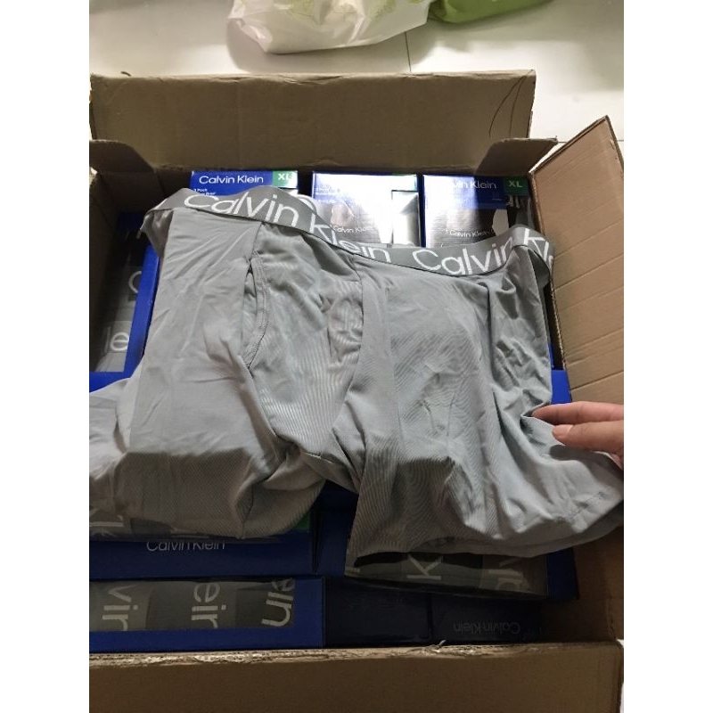 3 CÁI - 1 sét,  QUẦN LÓT BOXER NAM - Calvin Klein  HÀNG AUTH mua tại Mỹ