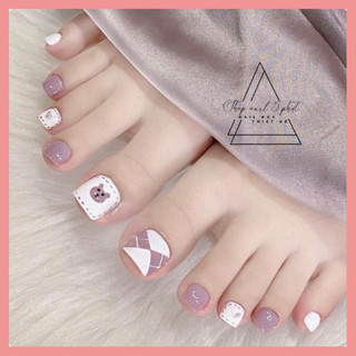 Nail box - Bộ 24 móng úp chân sơn gel đủ size tặng keo dũa