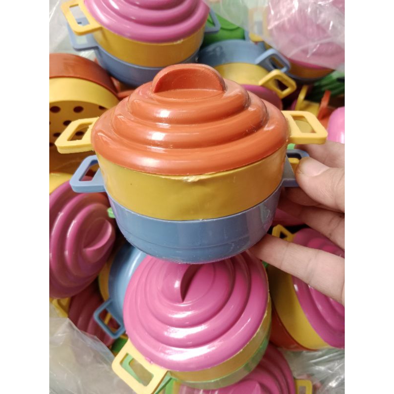 1 Nồi hấp nhỏ - Đồ chơi nấu ăn cân kí dành cho bé iu