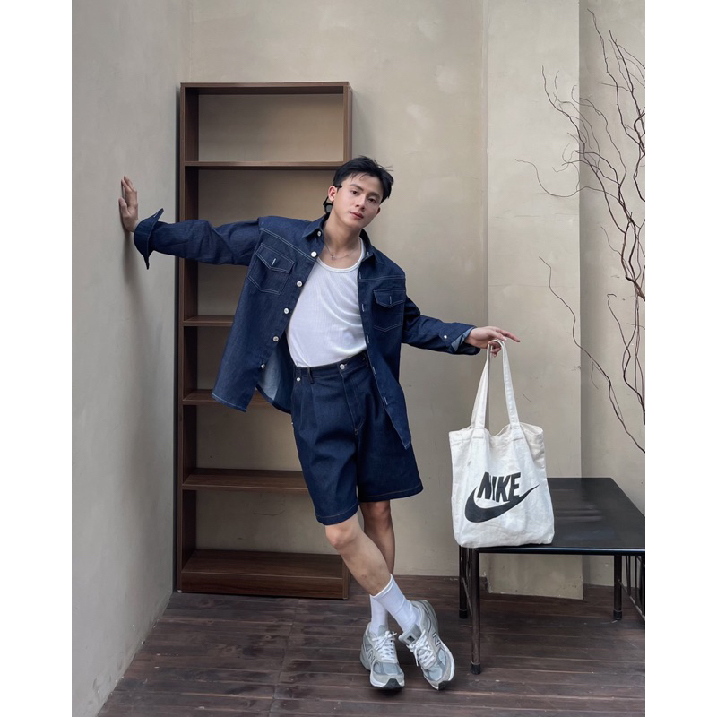 ÁO SƠ MI BÒ DÀI TAY By ONDÉ