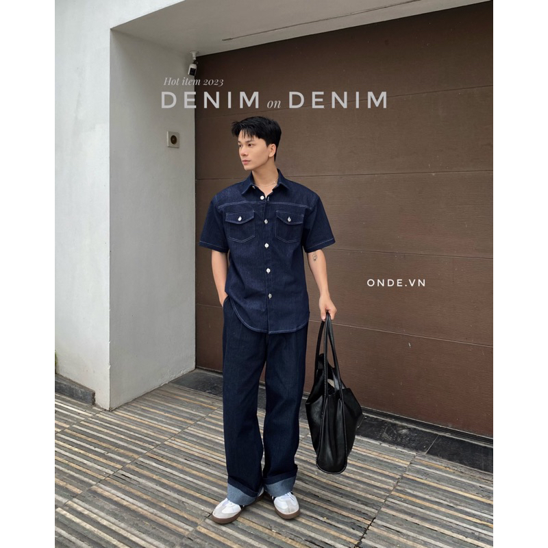 ÁO SƠ MI BÒ DÀI TAY By ONDÉ