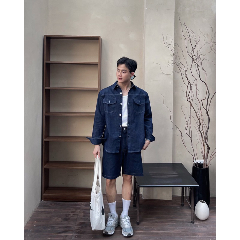 ÁO SƠ MI BÒ DÀI TAY By ONDÉ