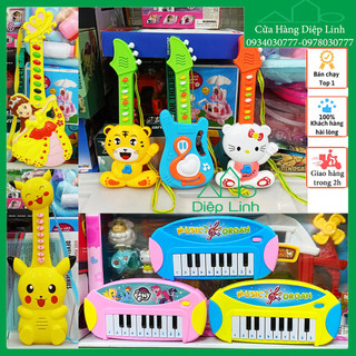 Đàn Piano điện tử cho bé mẫu mới âm thanh trong sắc nét-Đồ Chơi Âm Nhạc Đàn Organ guitar