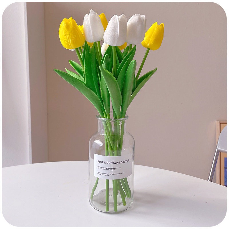 Hoa tulip giả trang trí nhà cửa, Hoa giả decor phòng khách, phụ kiện chụp ảnh - Andy shop | BigBuy360 - bigbuy360.vn